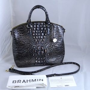Brahmin Large Duxbury Satchel Dusk